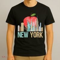New York City NYC Iconic Skyline Big Apple Gift Souvenir T-Shirt thumb 3