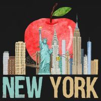 New York City NYC Iconic Skyline Big Apple Gift Souvenir Baby Bodysuit thumb 2