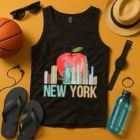 New York City NYC Iconic Skyline Big Apple Gift Souvenir Tank Top thumb 4
