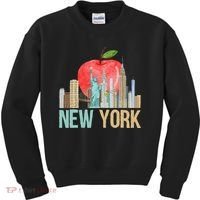 New York City NYC Iconic Skyline Big Apple Gift Souvenir Kids Sweatshirt thumb 0
