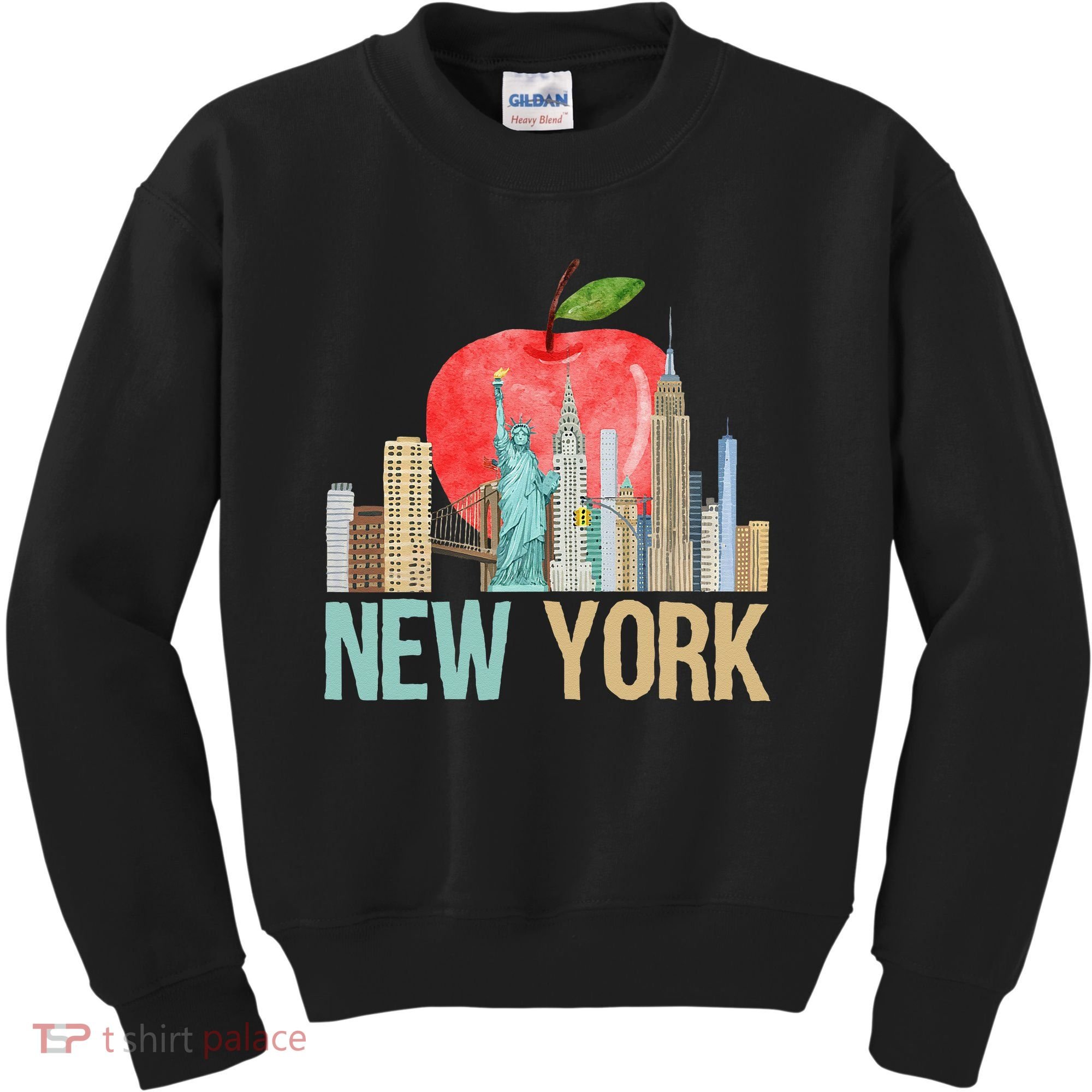 New York City NYC Iconic Skyline Big Apple Gift Souvenir Kids Sweatshirt
