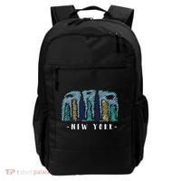 New York Cartoon Style Illustration Backpack thumb 0