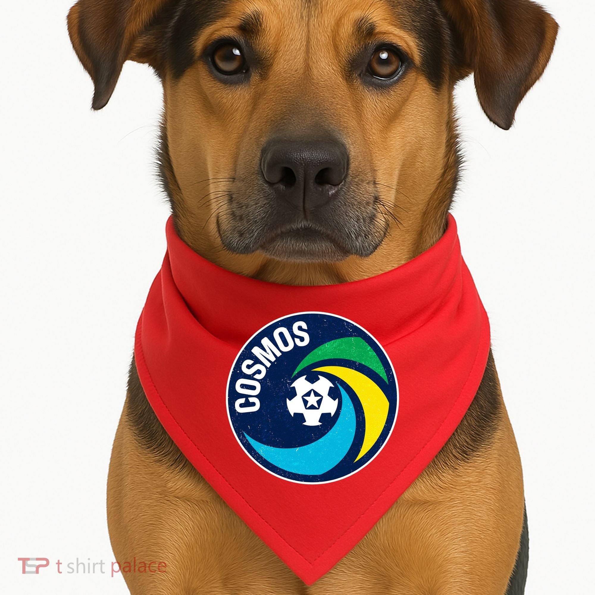 New York Cosmos Soccer USA-Made Doggie Bandana