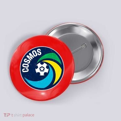New York Cosmos Soccer Button