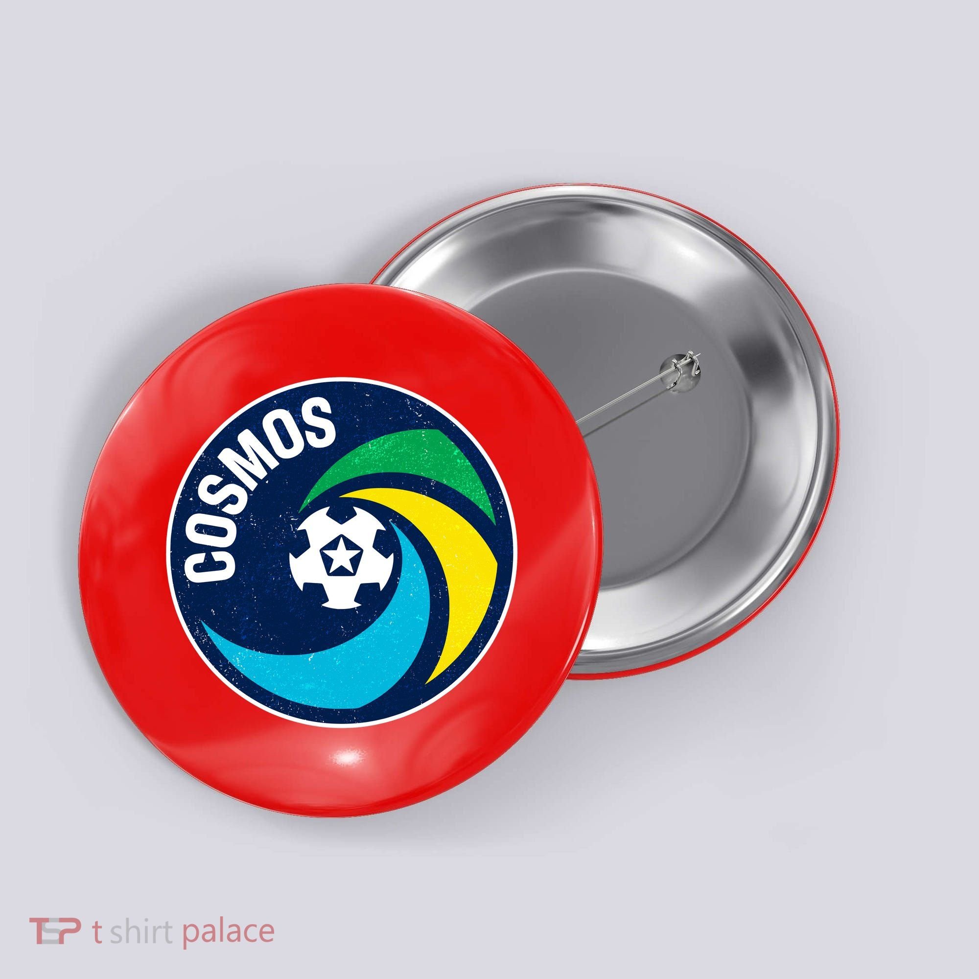 New York Cosmos Soccer Button