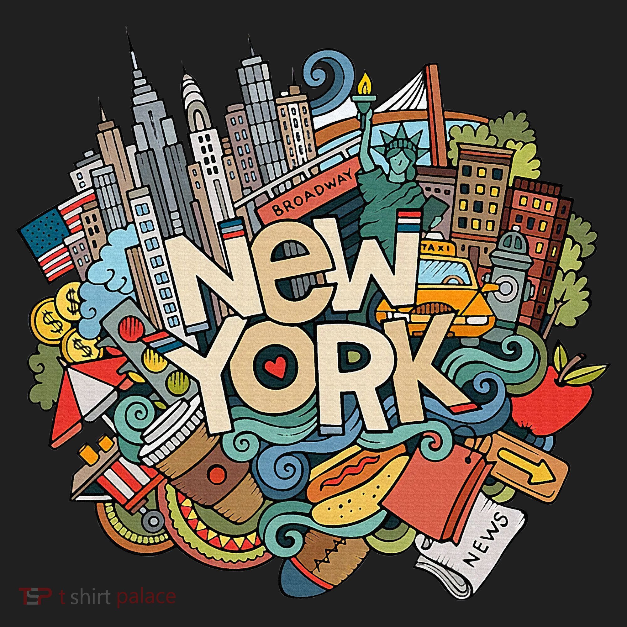 New York City Nyc Iconic Skyline Big Apple Gift Souvenir Hat