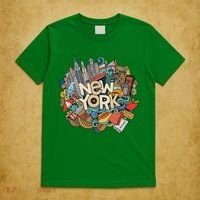 New York City Nyc Iconic Skyline Big Apple Gift Souvenir T-Shirt thumb 5