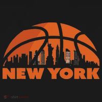 New York City Skyline Basketball Hoodie thumb 2
