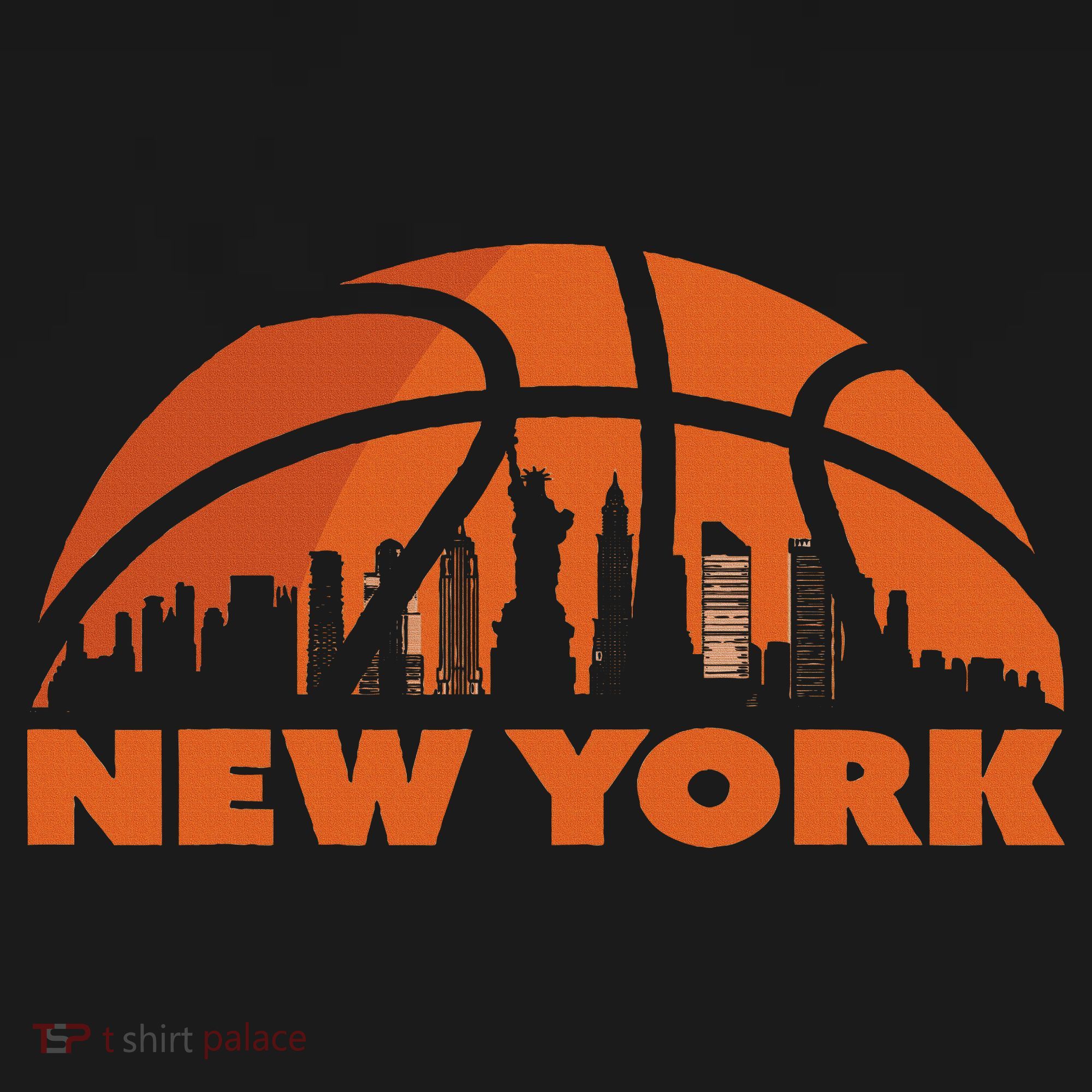 New York City Skyline Basketball Sweatshirt