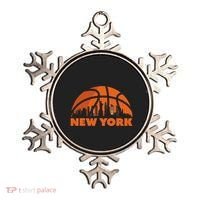 New York City Skyline Basketball Ornament thumb 0