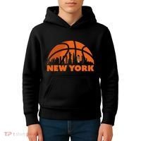 New York City Skyline Basketball Kids Hoodie thumb 4