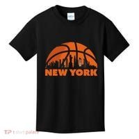 New York City Skyline Basketball Kids T-Shirt thumb 0