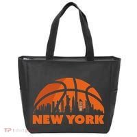 New York City Skyline Basketball Tote Bag thumb 0