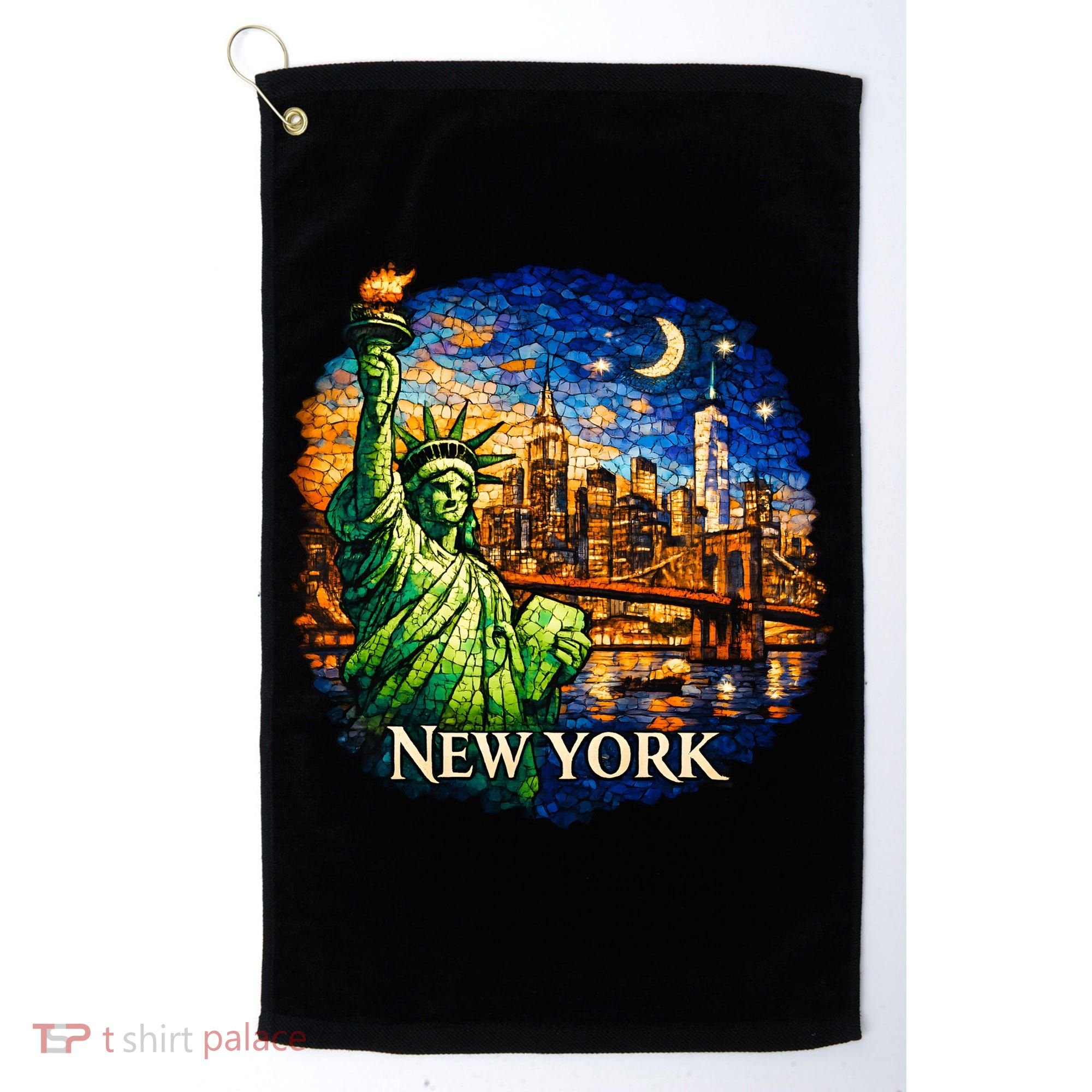 New York City Mosaic Golf Towel