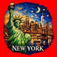New York City Mosaic Women's Tank Top thumb 5