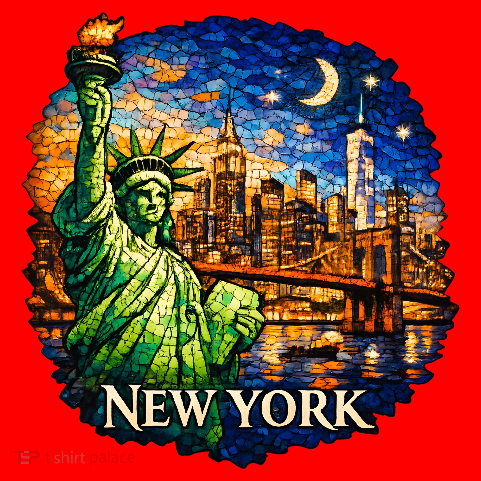 New York City Mosaic Women's Tank Top