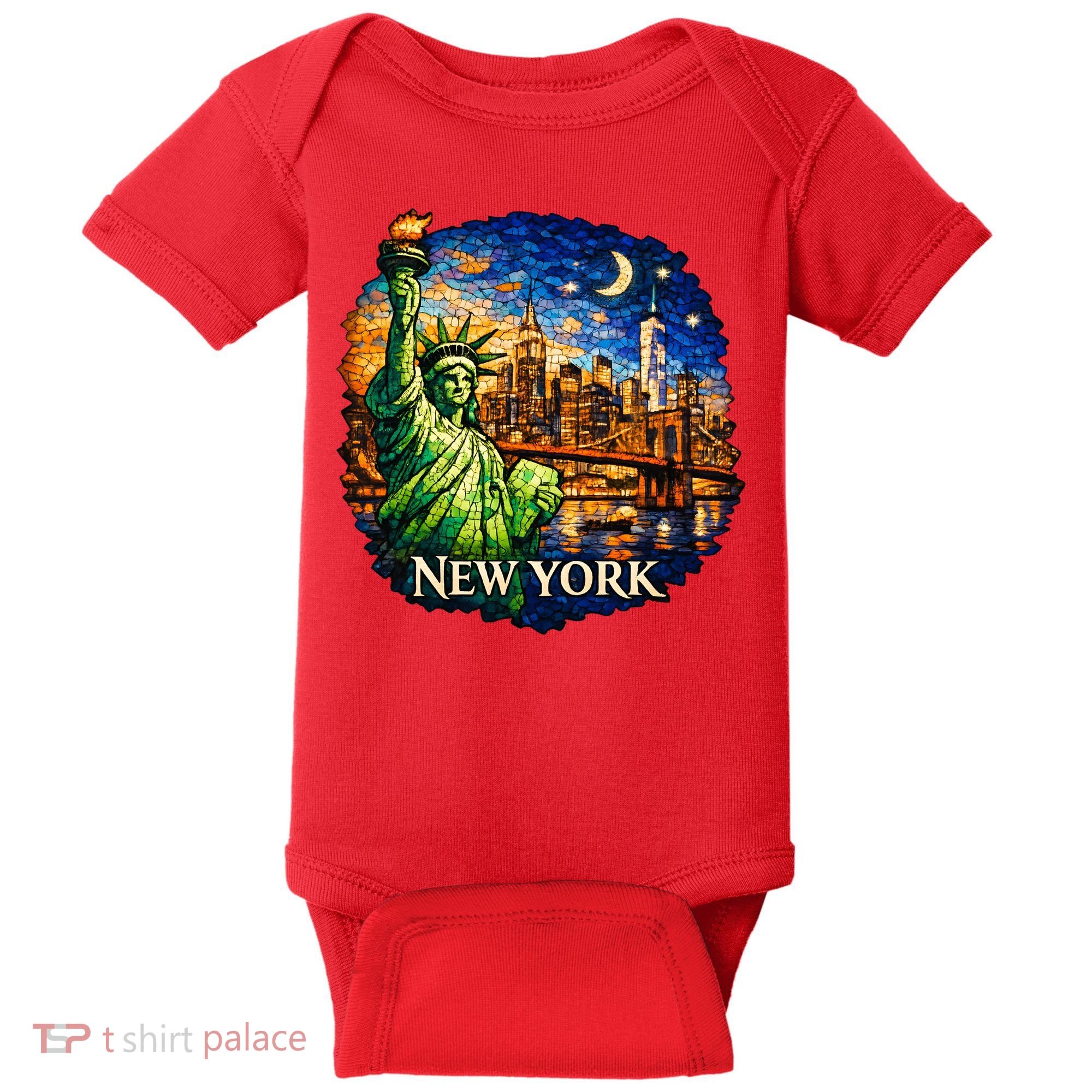 New York City Mosaic Baby Bodysuit
