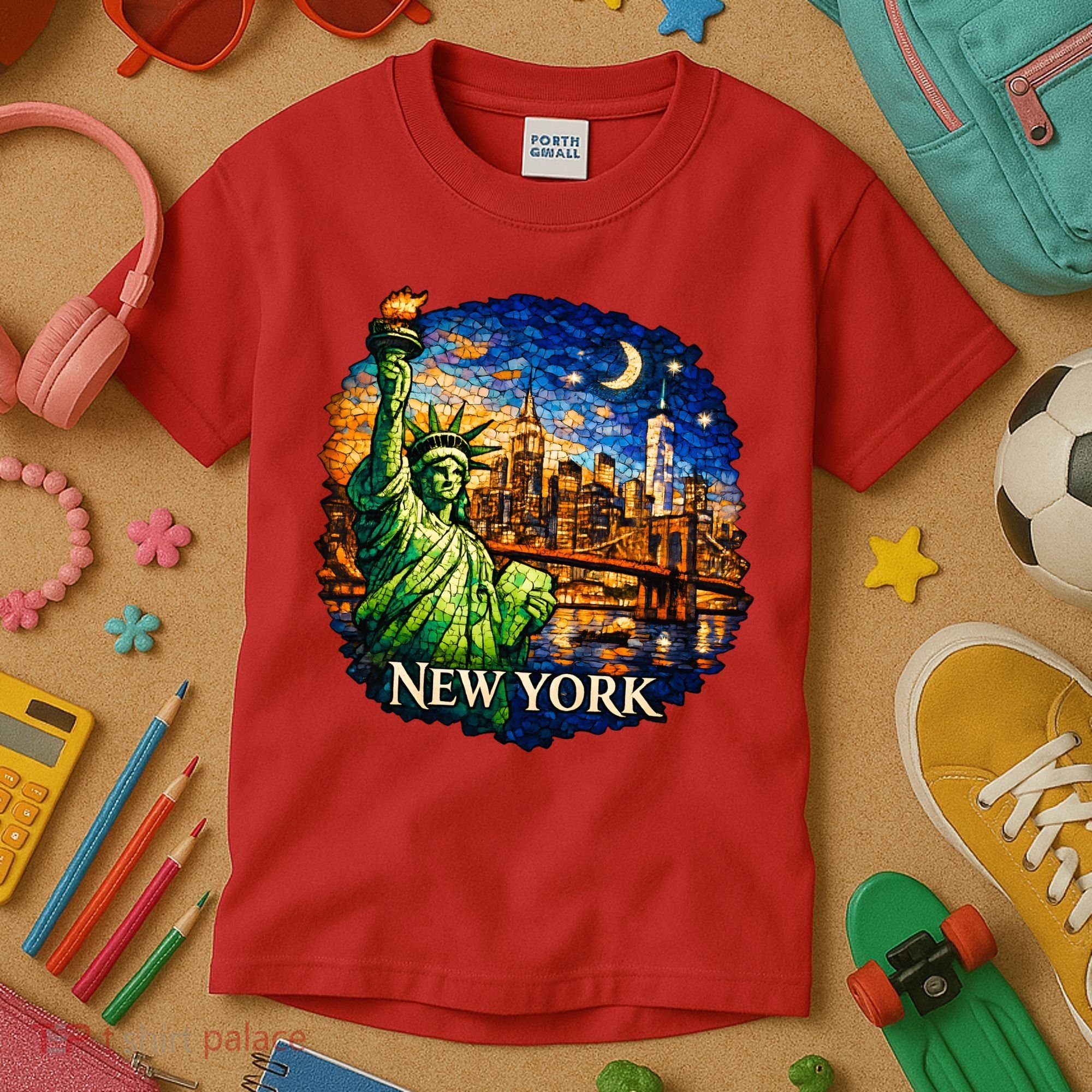 New York City Mosaic Kids T-Shirt
