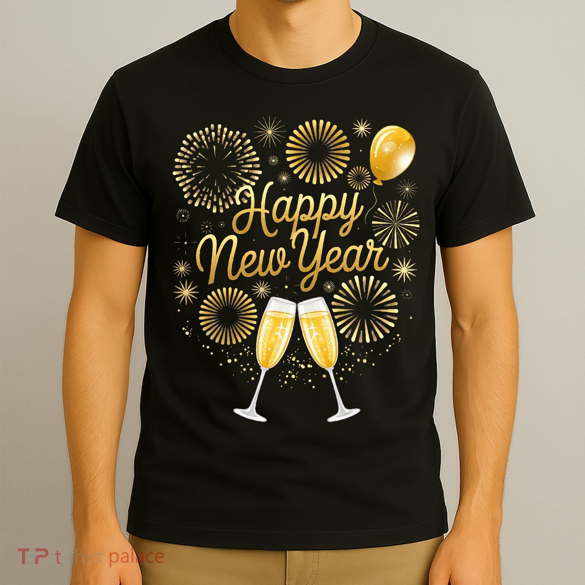 New Years Eve Party Supplies Nye Matching Happy New Year T-Shirt