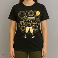 New Years Eve Party Supplies Nye Matching Happy New Year T-Shirt thumb 4
