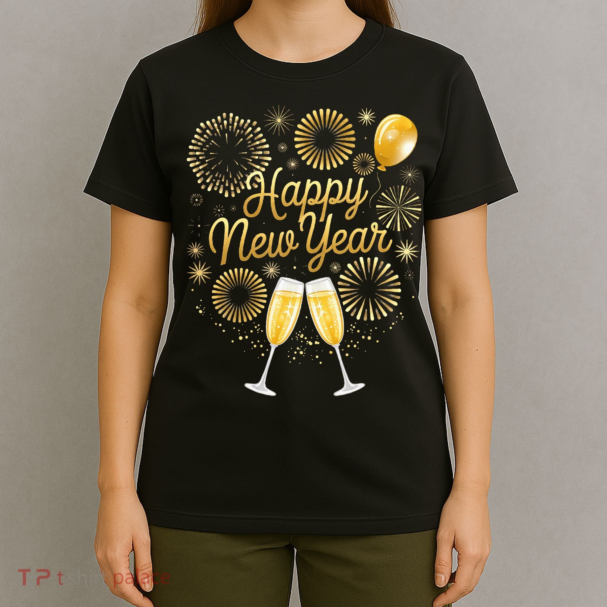 New Years Eve Party Supplies Nye Matching Happy New Year T-Shirt