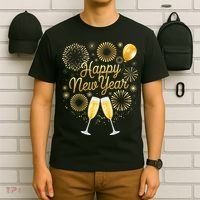 New Years Eve Party Supplies Nye Matching Happy New Year T-Shirt thumb 6