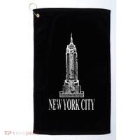 New York Empire State Building Classic Golf Towel thumb 0