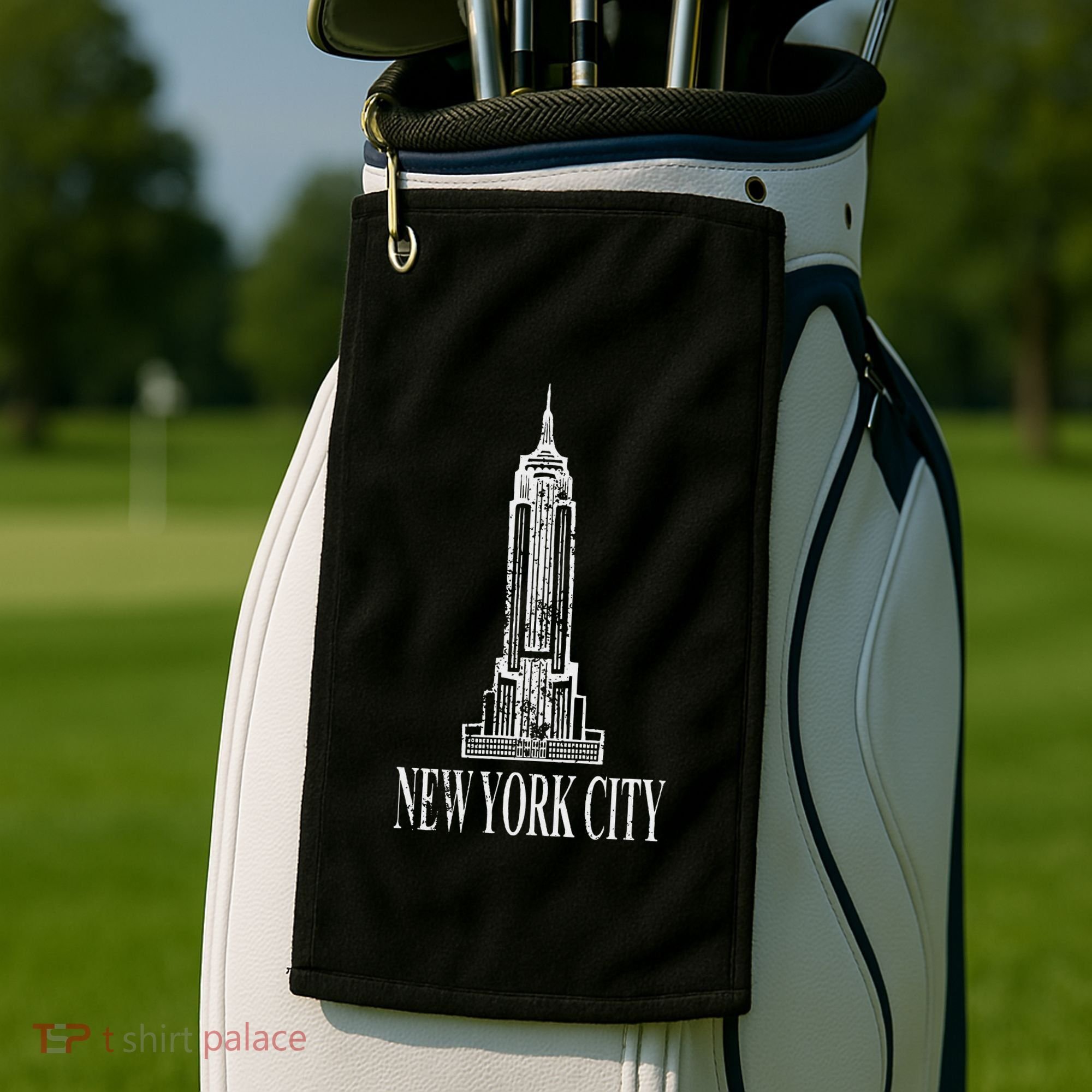 New York Empire State Building Classic Golf Towel