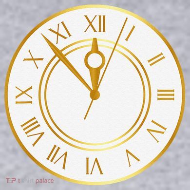 New YearS Eve Clock Women's Racerback Cropped Tank