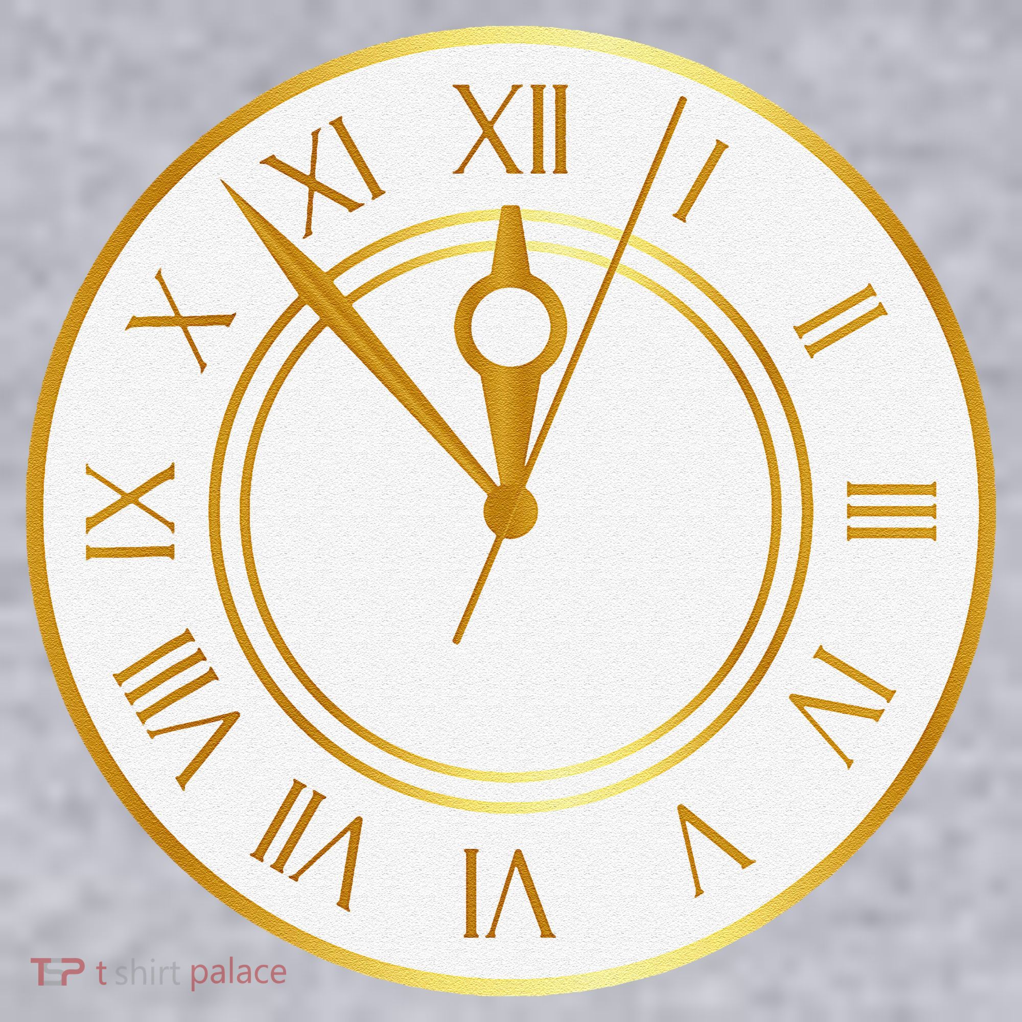 New YearS Eve Clock Women's Racerback Cropped Tank