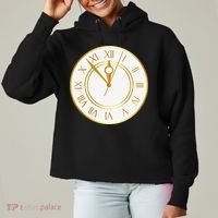 New YearS Eve Clock Ladies Heavyweight Boxy Pullover Hoodie thumb 0