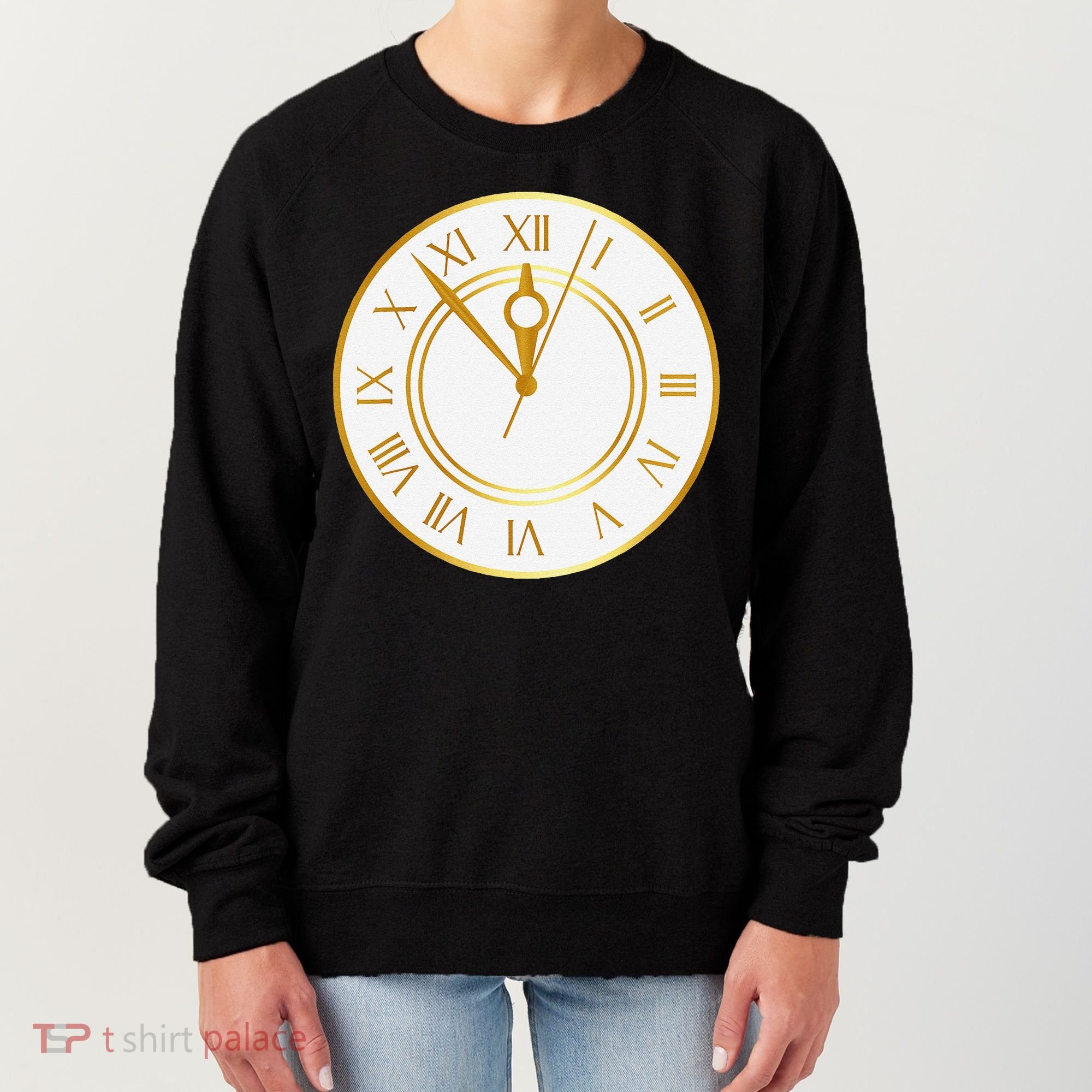 New YearS Eve Clock Women's Sweatshirt