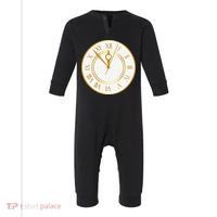 New YearS Eve Clock Infant Fleece One Piece thumb 0