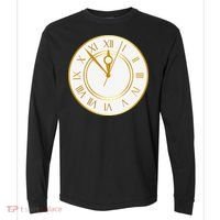 New YearS Eve Clock Comfort Colors Heavyweight Long Sleeve T-Shirt thumb 0