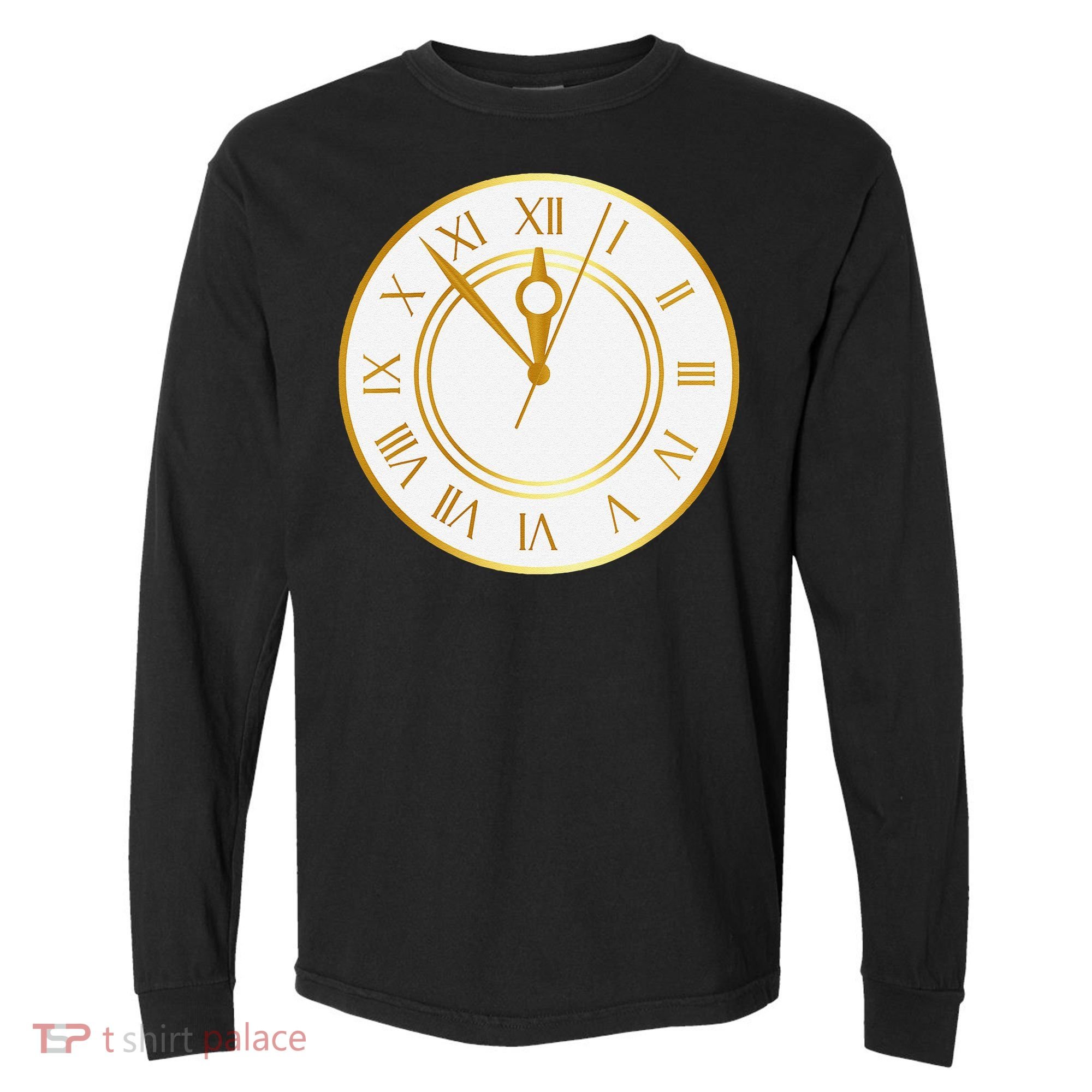 New YearS Eve Clock Comfort Colors Heavyweight Long Sleeve T-Shirt
