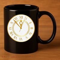 New YearS Eve Clock 11oz C Handle Ceramic Mug thumb 3