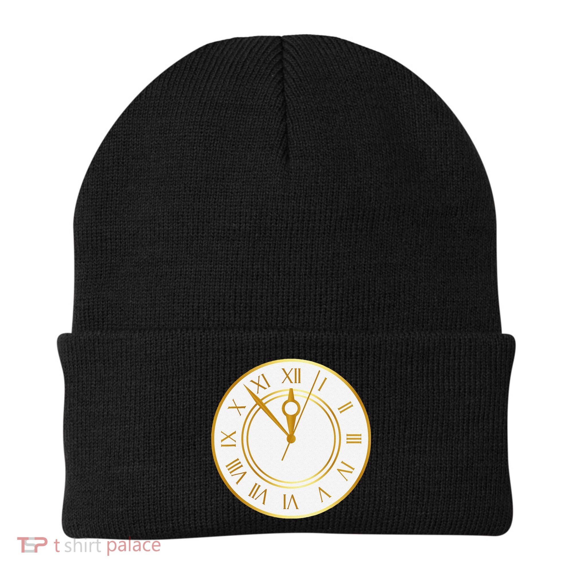 New YearS Eve Clock Beanie
