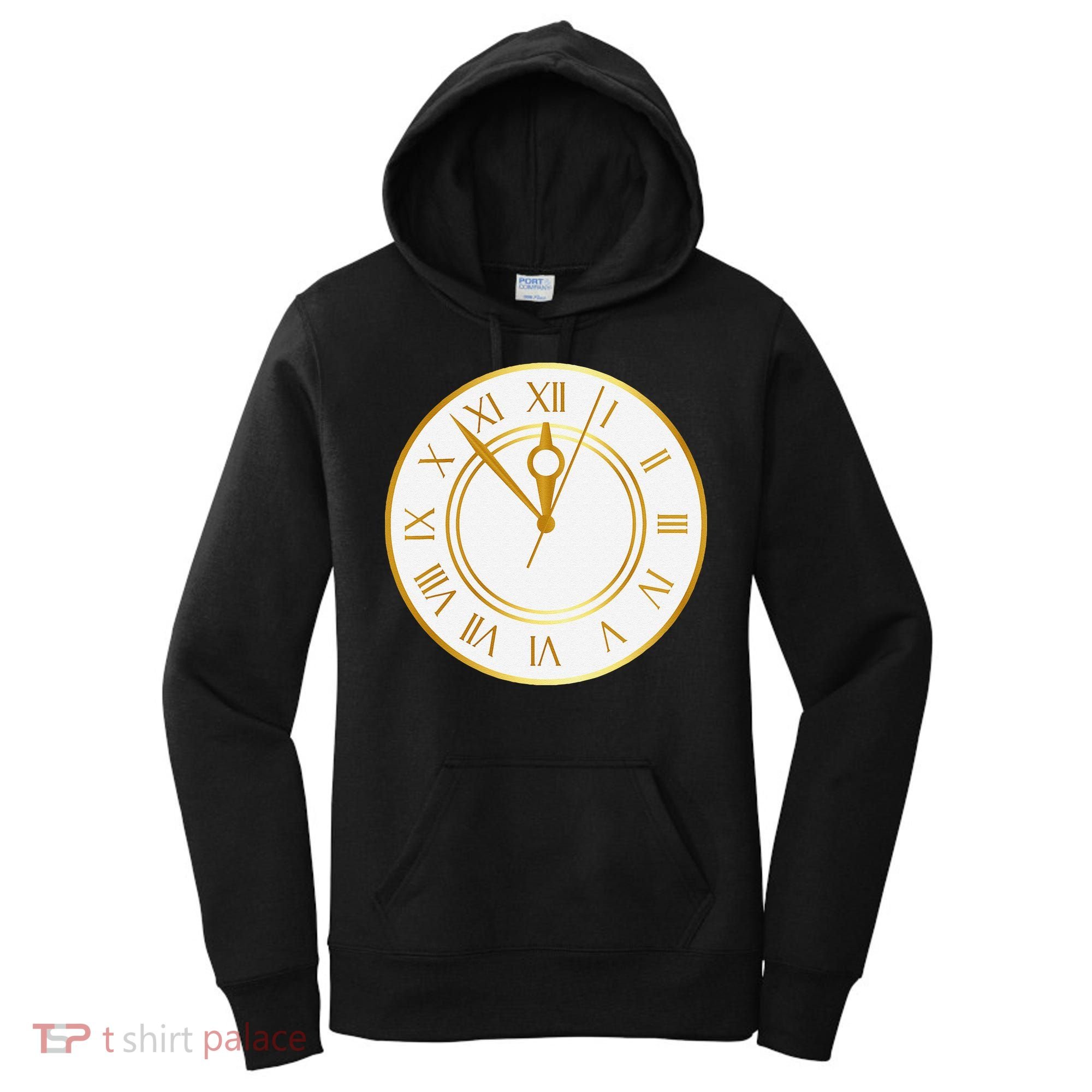 New YearS Eve Clock Women's Hoodie