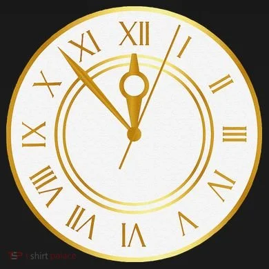 New YearS Eve Clock Ornament