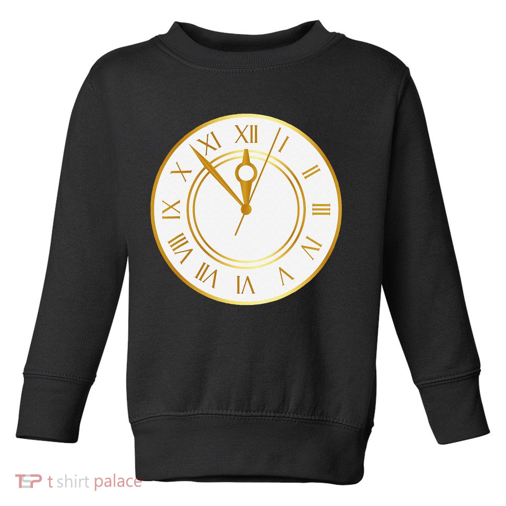 New YearS Eve Clock Toddler Sweatshirt