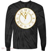 New YearS Eve Clock Tie-Dye Long Sleeve Shirt thumb 0