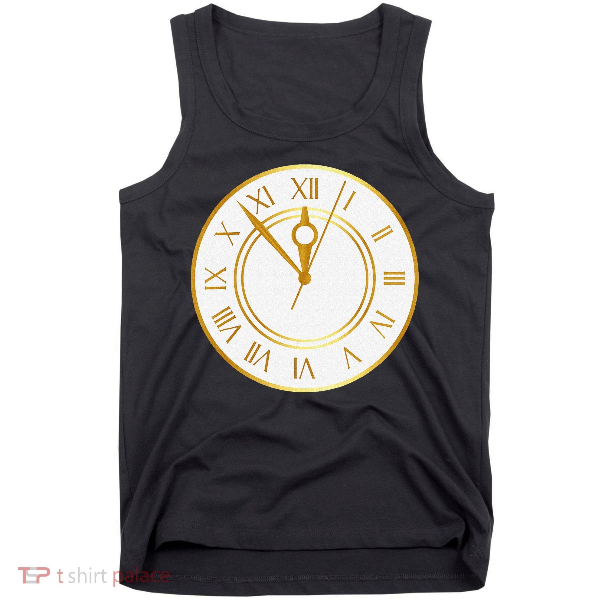 New YearS Eve Clock Tank Top