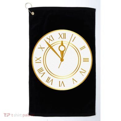 New YearS Eve Clock Golf Towel