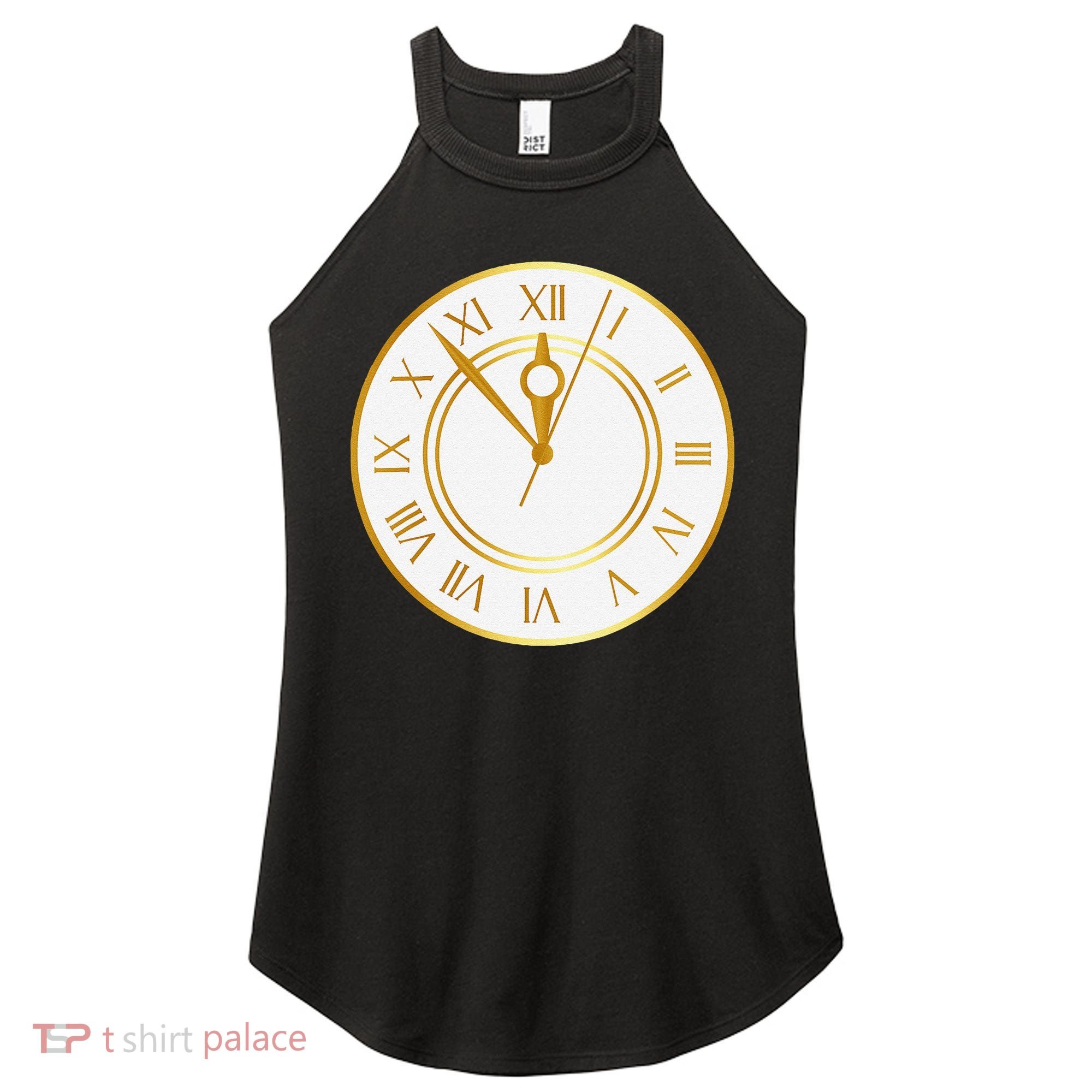 New YearS Eve Clock Women's Perfect Tri Rocker Tank