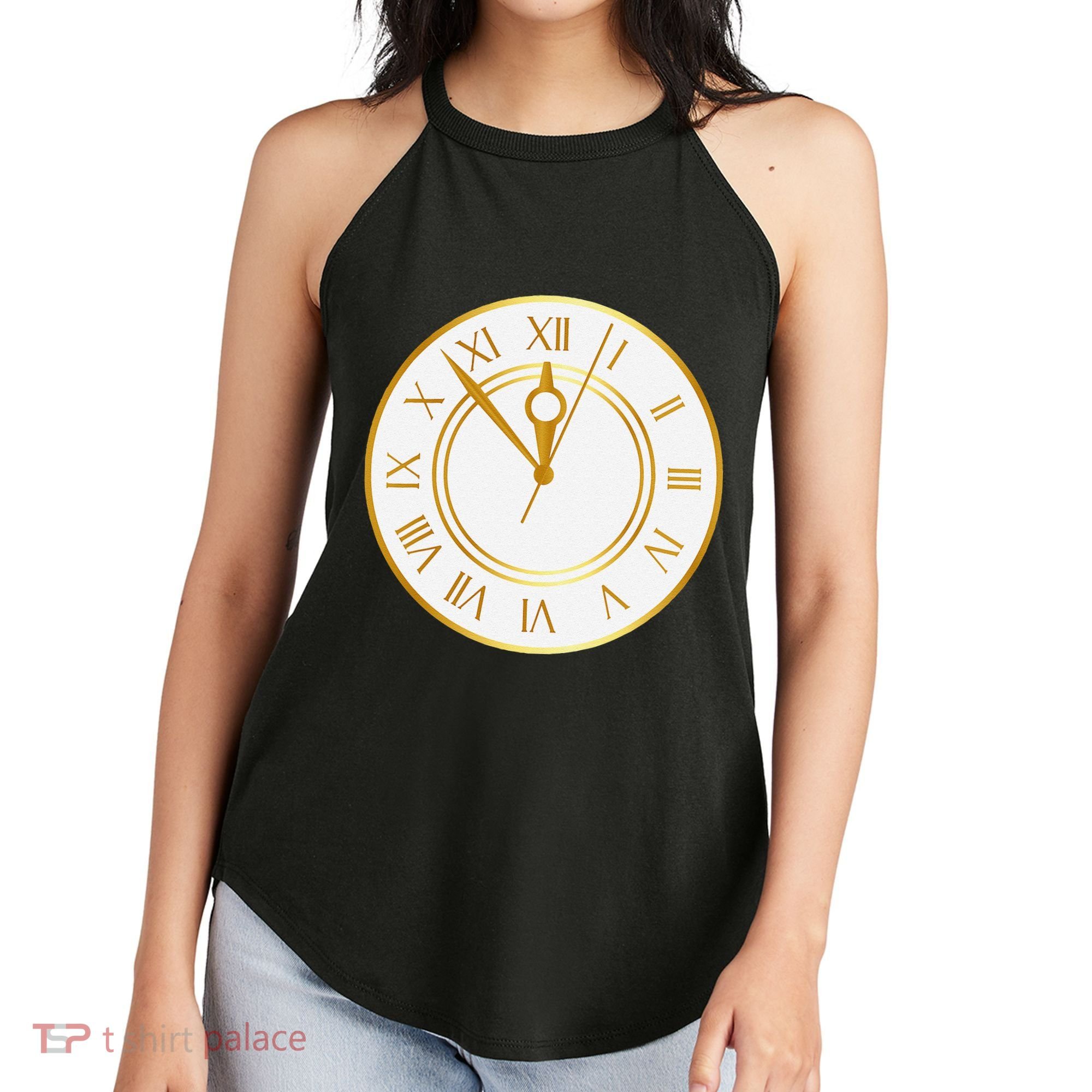 New YearS Eve Clock Women's Perfect Tri Rocker Tank