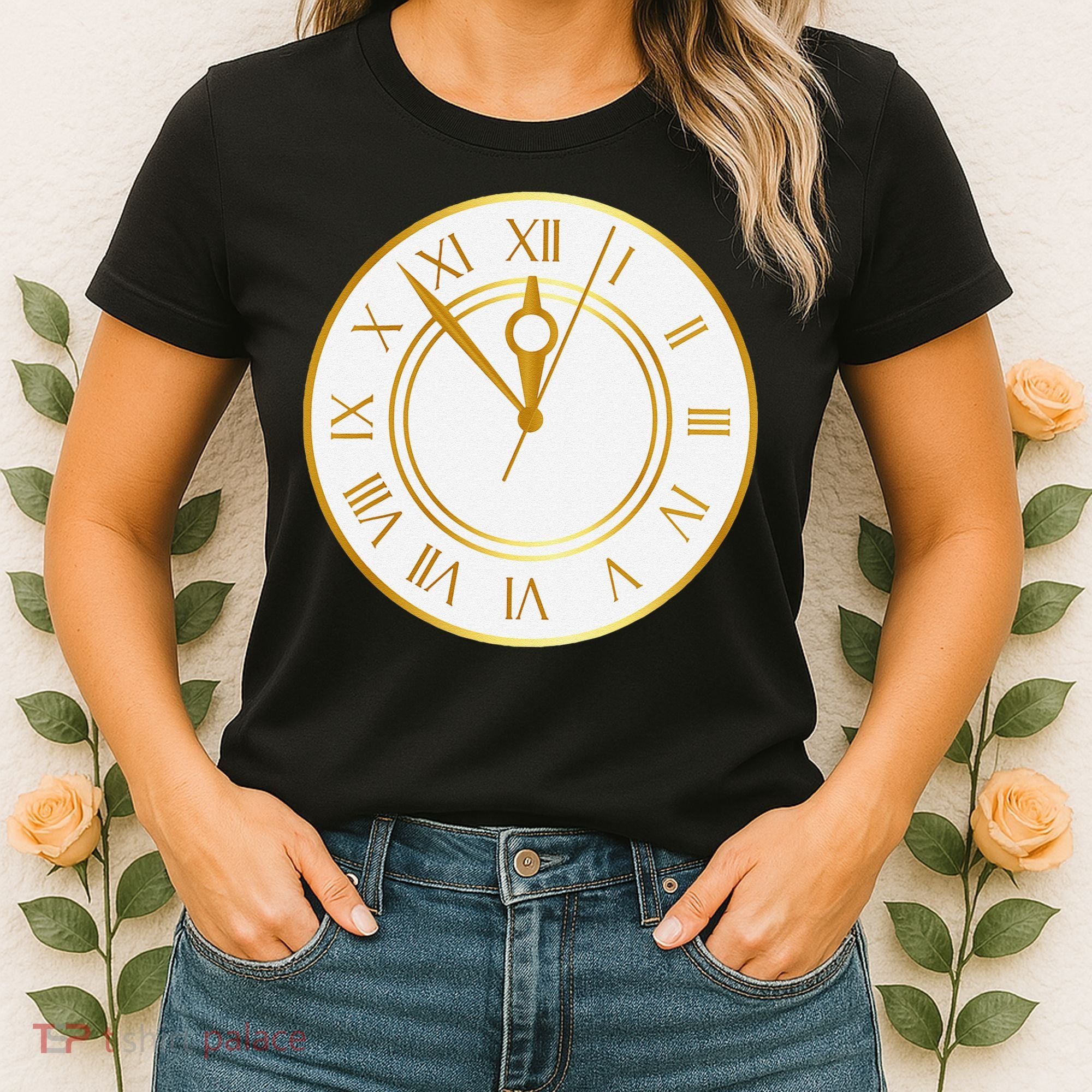 New YearS Eve Clock Women's T-Shirt