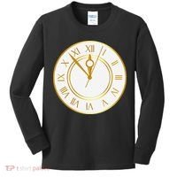 New YearS Eve Clock Kids Long Sleeve Shirt thumb 0