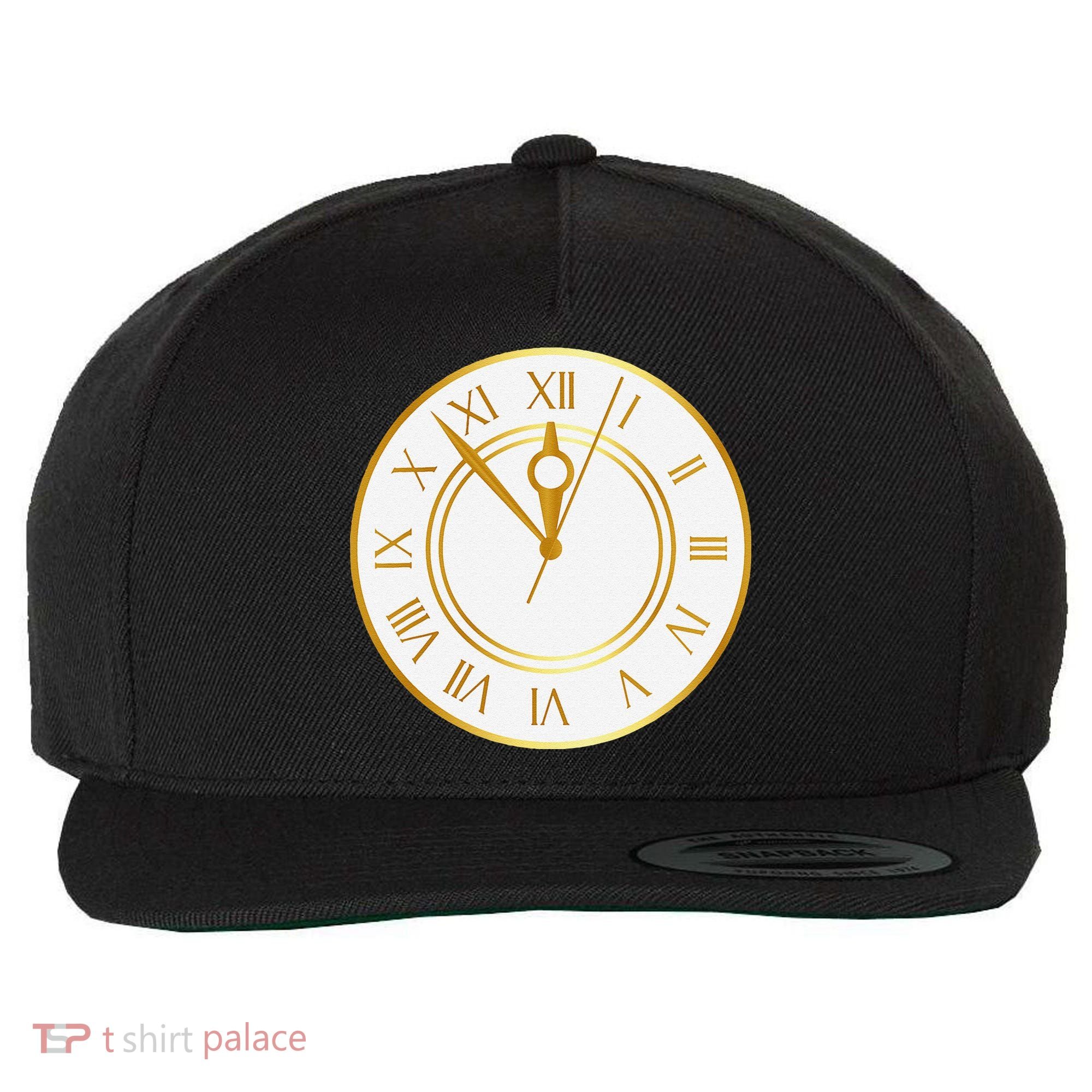 New YearS Eve Clock Wool Snapback Cap