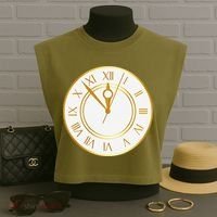 New YearS Eve Clock Garment-Dyed Women's Muscle Tee thumb 3