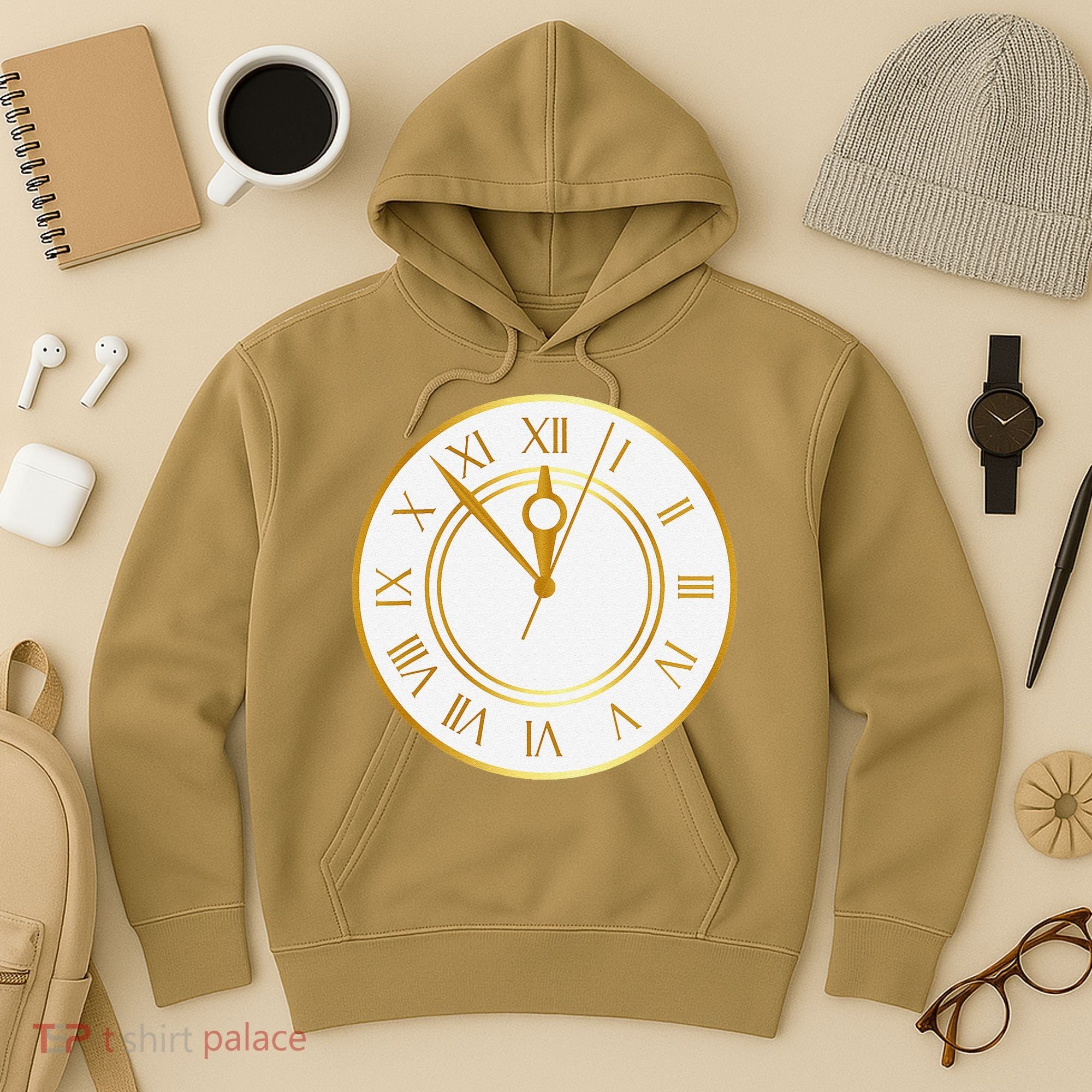 New YearS Eve Clock Hoodie
